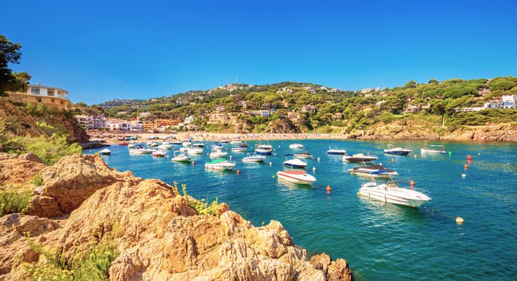 Village de Begur bord de mer sur la Costa Brava