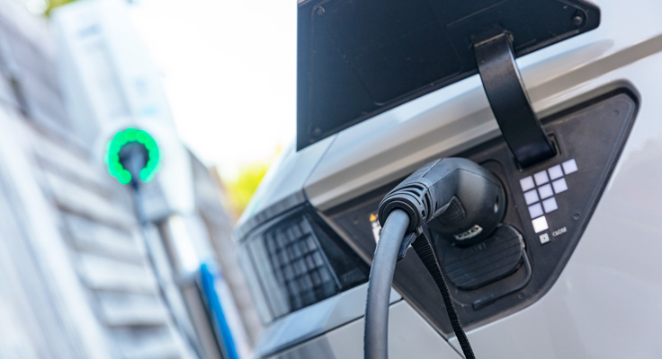 Borne de recharge de véhicule électrique