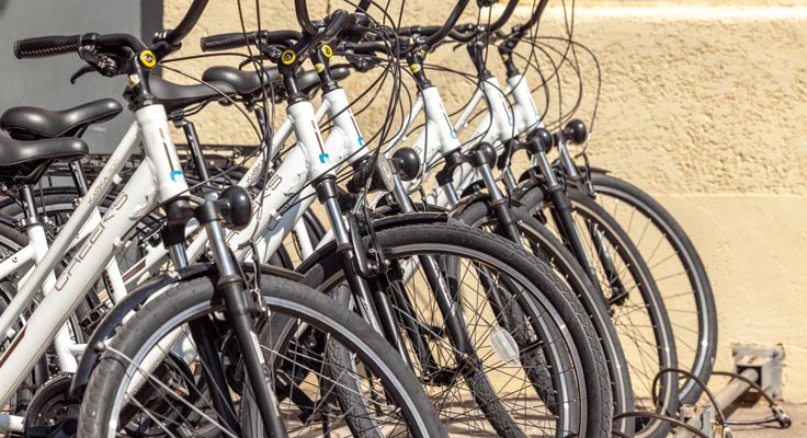 Location de vélos au camping Neptuno