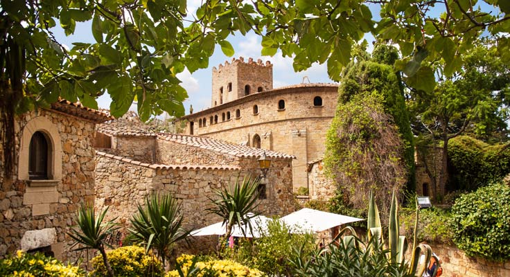 Château centre ville cité médiévale de Pals sur la Costa Brava