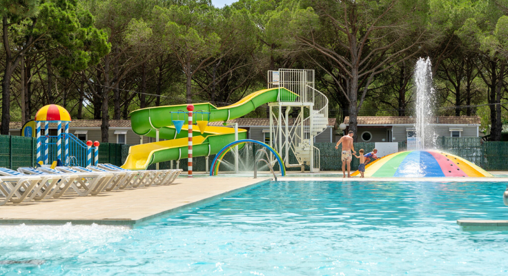 Camping le Neptuno, espace aquatique, piscines